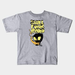 SKULL FUNK RADIO Kids T-Shirt